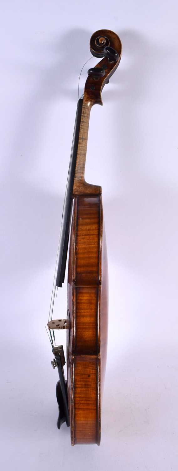A CASED TWO PIECE BACK VIOLIN. 59 cm long, length of back 35.5 cm. - Image 4 of 8