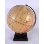 A VINTAGE PHILIPS 10 INCH TERRESTRIAL GLOBE. 33 cm x 22 cm.