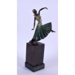 After Demetre Chiparus (20th Century) Cold painted bronze, Dancer. 22 cm high.