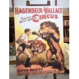 A large event advertising Circus printed poster 120 x 84 cm