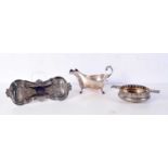 A collection of Silver plated items , largest 29 cm (6) .