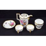 A MEISSEN TEASET. (5)