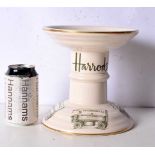 A Masons Iron stone "Harrods" porcelain Ham Stand 19 x 19 cm .