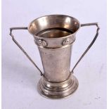 AN EDWARDIAN SILVER GOLFING CUP. London 1904. 75 grams. 11 cm x 6 cm.