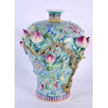 A CHINESE FAMILLE ROSE PORCELAIN VASE 20th Century. 21 cm x 12 cm.