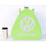 A Volkswagen oil can. 34cm.