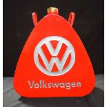 A VW OIL CAN. 35 cm x 30 cm.