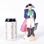 An English Staffordshire figure of Napoleon circa 1875. 20cm.