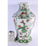 A LARGE 19TH CENTURY FRENCH SAMSONS OF PARIS PORCELAIN VASE painted in the Chinese Kangxi manner. 42