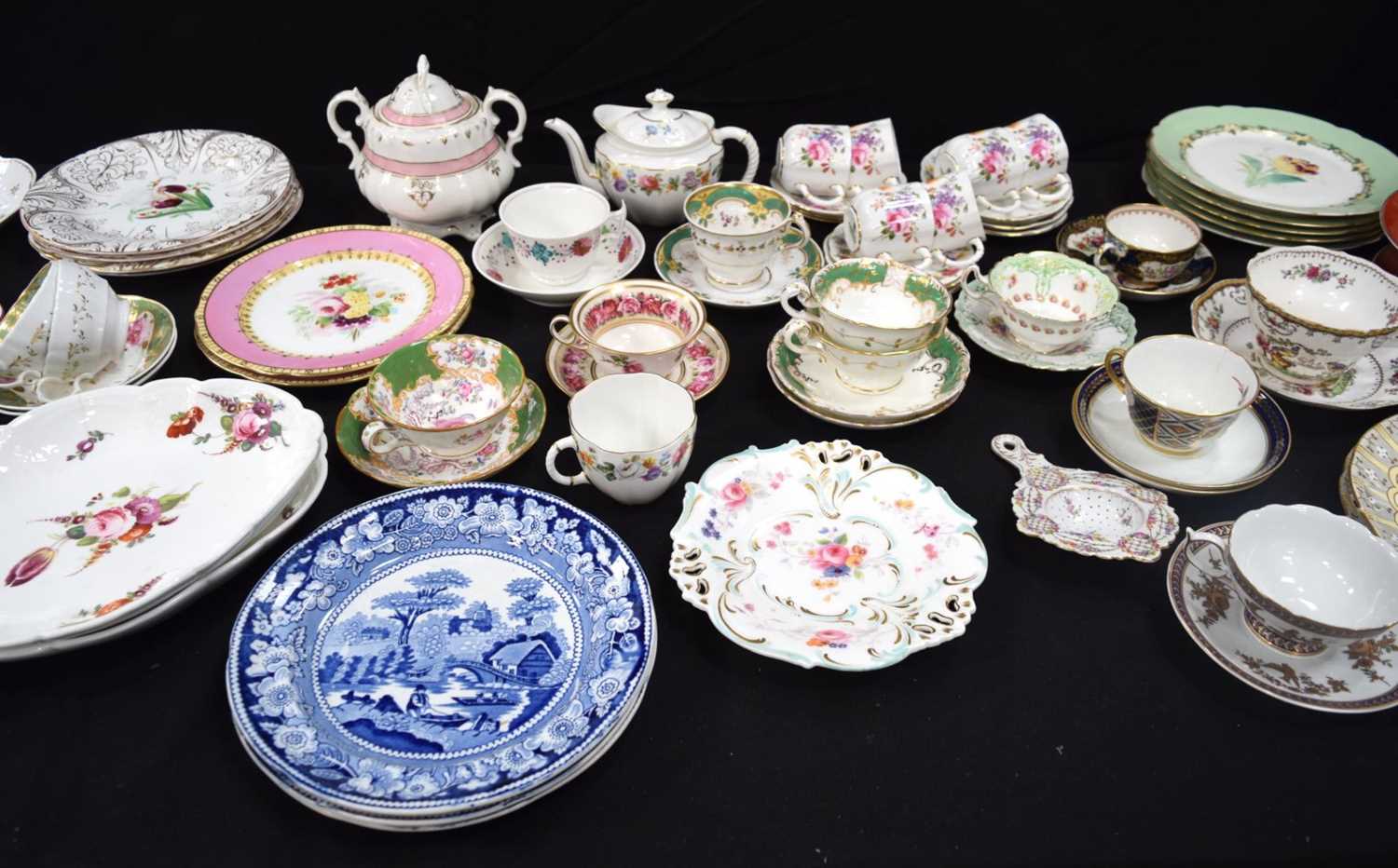 A large collection of China Tea ware including Crown Derby - Bild 3 aus 17