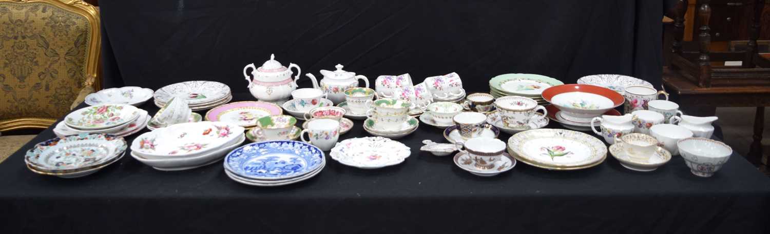 A large collection of China Tea ware including Crown Derby