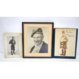 A group of autographed photographs of Harry Lauder (1870-1950) Scottish singer
