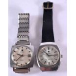 TWO VINTAGE ROAMER WATCHES (SEAROCK AND STINGRAY). Roamer Searock working, Stingray not working.