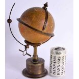 A LATE 19TH CENTURY THE EMPIRE GLOBE CLOCK, PATENT 19460 An 8-inch diameter terrestrial globe,