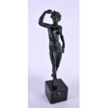 A GRAND STYLE FIGURE OF A NUDE FEMALE After the Antiquity. 25 cm high.