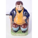 A 19th Century Daniel Lambert Staffordshire figure 25 cm