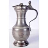 A Pewter Tappit Hen Presented to HRH Prince Fawaz Bin Abdullah 23 cm