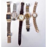 FIVE FASHION WATCHES. 2 x Seiko, Coopers & Lybrand, Krug Baumen and Record. All NOT working (5)