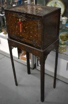 A Rare late 16th century Japanese Namban cabinet on an 18th century or earlier Chippendale style