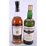 GLENMORANGIE QUINTA RUBIN SCOTCH WHISKY together with Mackenzie Scotch whiskey. (2)