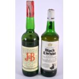RARE BLENDED SCOTCH WHISKY together with Black and White choice old Scotch whisky. (2)