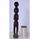 An African Tribal carved wood Yoruba figurine 36 cm.