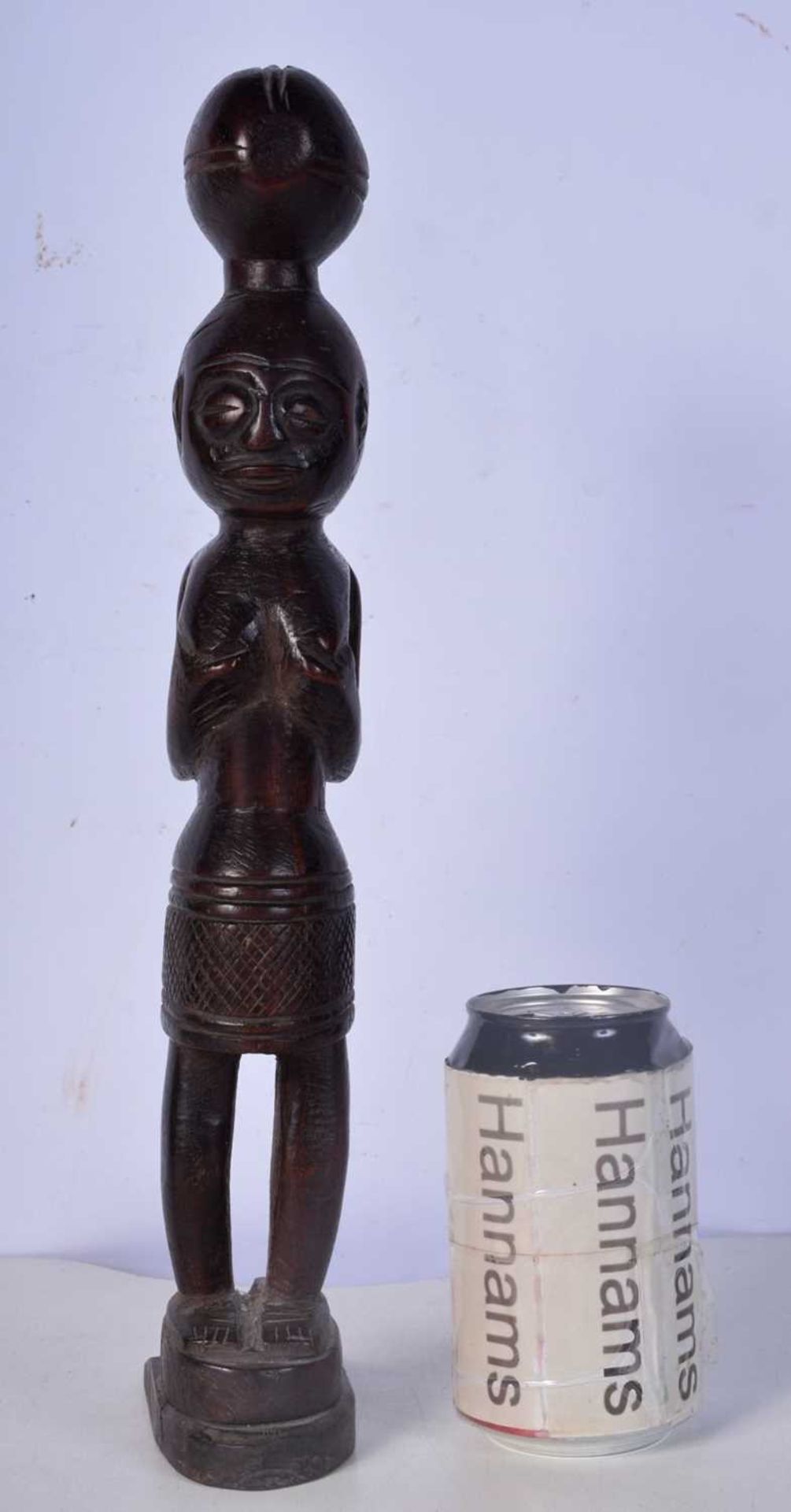 An African Tribal carved wood Yoruba figurine 36 cm.