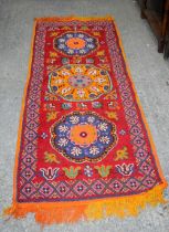 A North African Tazenakht Runner 225 x 79 cm.