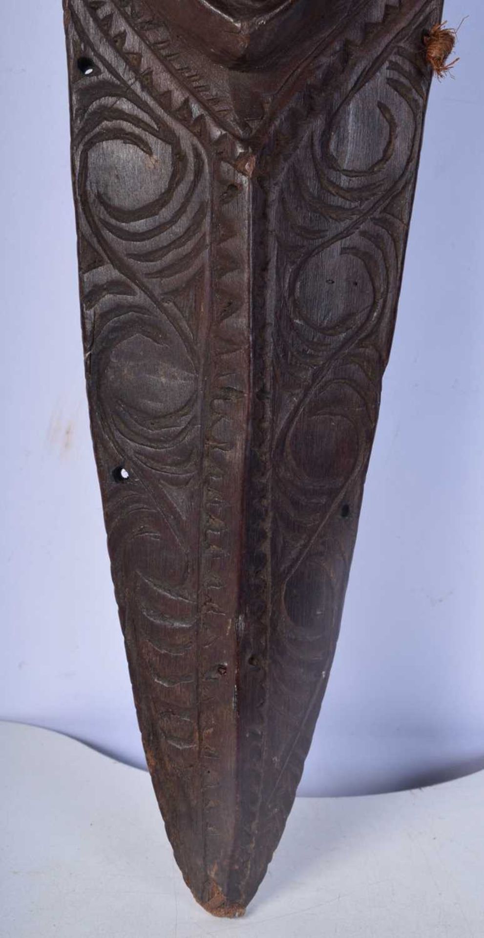 A Carved wood Pacific Island mask 68 cm. - Image 5 of 5