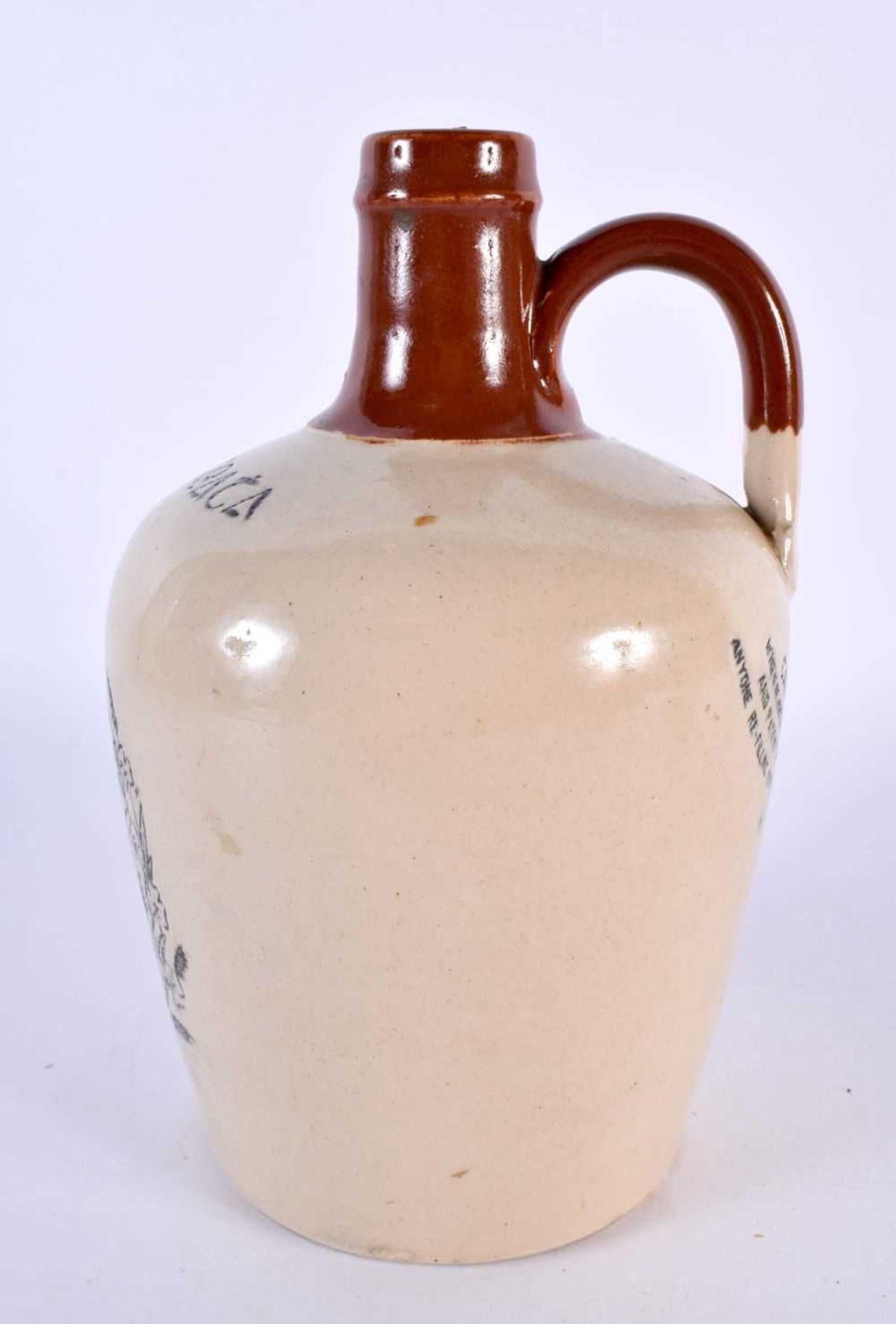 AN IRISH JOHN LOCKES KILBEGGAN WHISKEY JUG together with two Hungarian wine bottles. Largest 22cm - Image 3 of 11