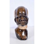 A Shona stone head sculpture from Swaziland, South Africa. 18 X 12 cm .