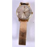 A Gold Plated Omega Geneve Watch. Dial 3.6cm (incl crown), working