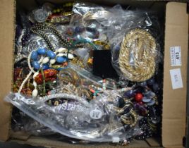 ASSORTED COSTUME JEWELLERY. (qty)