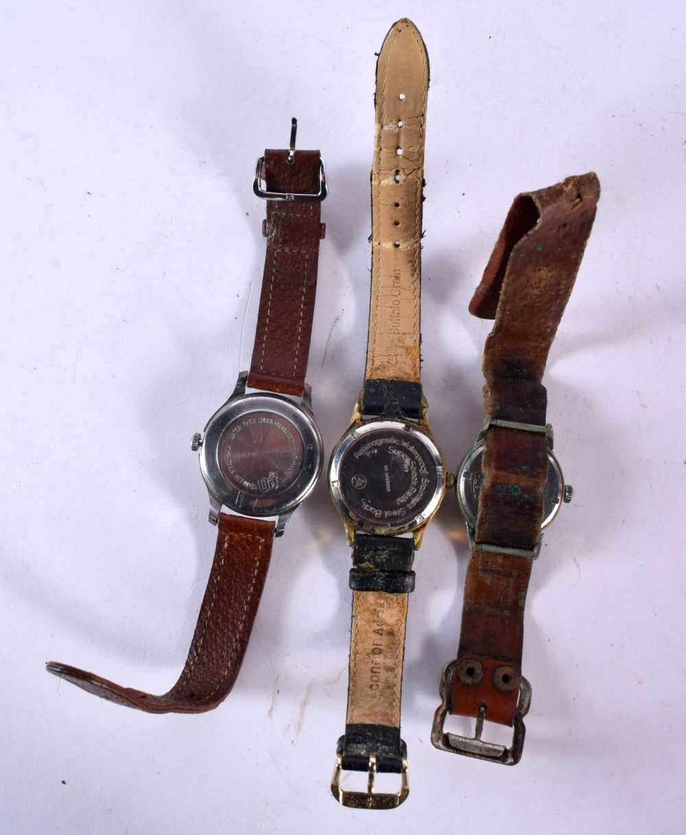 Men's Vintage WRISTWATCH Hand Wind Ingersoll Anker Working x 3 - Image 6 of 6