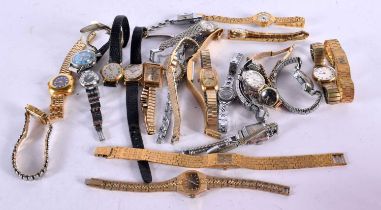 a collection of ladies fashion watches. (qty)