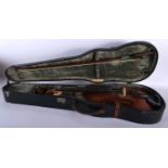 A Cased Violin by A G Robinson, English 1951. Labelled: Diploma of Honour International Exhibition