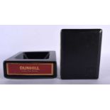 A Dunhill Ashtray together with a Dunhill Cigarette Case (2). Good Condition