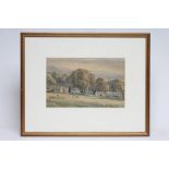 ARTHUR REGINALD SMITH (1871-1934) View of Manor House Farm Rylstone, watercolour, signed, 9" x 14