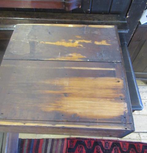 A GEORGIAN OAK LOW DRESSER, mid 18th century, the moulded edged top with raised plate stand, three - Image 15 of 25