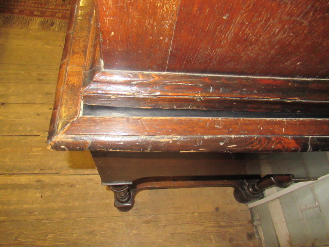 A GEORGIAN WALNUT AND BANDED CHEST ON STAND, second quarter 18th century, the moulded cornice over - Image 9 of 30