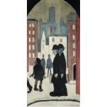 LAURENCE STEPHEN LOWRY (1887-1976) "The Two Brothers", lithograph, limited edition with