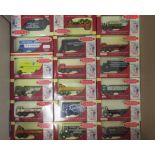 Eighteen Lledo trackside vehicles, all items commercial vans and trucks, boxed, M (Est. plus 21%