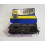 Hornby Dublo 3-Rail 3217 0-6-2 tank locomotive, late body, flat finish with coal in bunker, boxed,