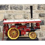 A 2" scale coal fired Fowler Showmans Traction Engine, well made model with twin compound