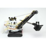 A Bucyrus 495 1:50 scale electric mining shovel detailed metal and plastic construction model