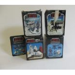 Four Kenner Star Wars vehicles ISP-6 Shuttle Pod, vehicle maintenance energizer and two Tri-pod
