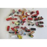 Unboxed die cast vehicles by Matchbox, Majorette and others, most items late issues, F-P (Est.