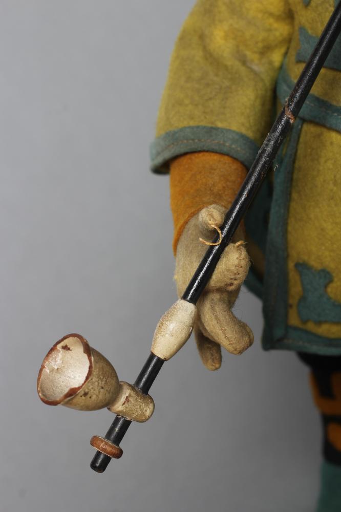 A rare pre-war Lenci opium seller doll, jointed shoulders, hips and neck, felt body and clothing, - Image 2 of 11