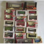 OO Scale vehicles by Days Gone, Lledo and E.F.E. including railway vans, trucks and buses, all items