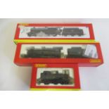 Hornby G.W.R. 48XX tank locomotive Bristol Castle in B.R. green and B.R. Class 5MT, all items boxed,